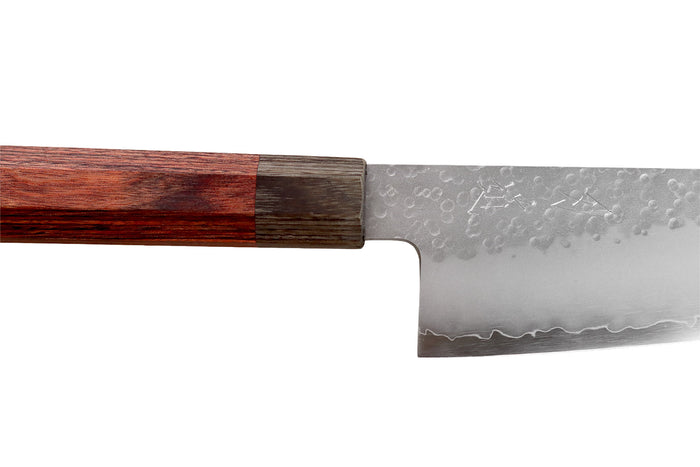 Couteau ko-bunka 13cm japonais artisanal Hado Shiosai VG10 manche bois de pakka