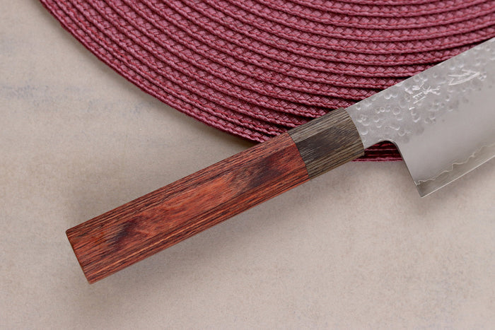 Couteau ko-bunka 13cm japonais artisanal Hado Shiosai VG10 manche bois de pakka
