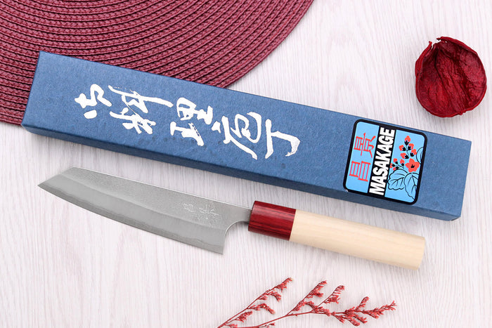 Couteau ko-bunka 13cm japonais artisanal Masakage Yuki Shirogami 2