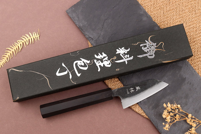 Couteau ko bunka 8cm japonais artisanal Yuzo Shinju BS2