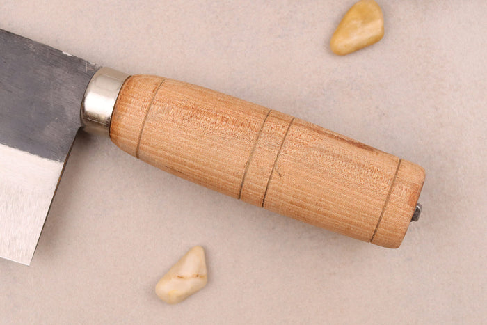 Couteau ko-bunka CCK Kurouchi 15cm en acier au carbone et manche en bois