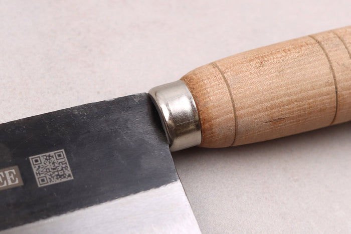 Couteau ko-bunka CCK Kurouchi 15cm en acier au carbone et manche en bois