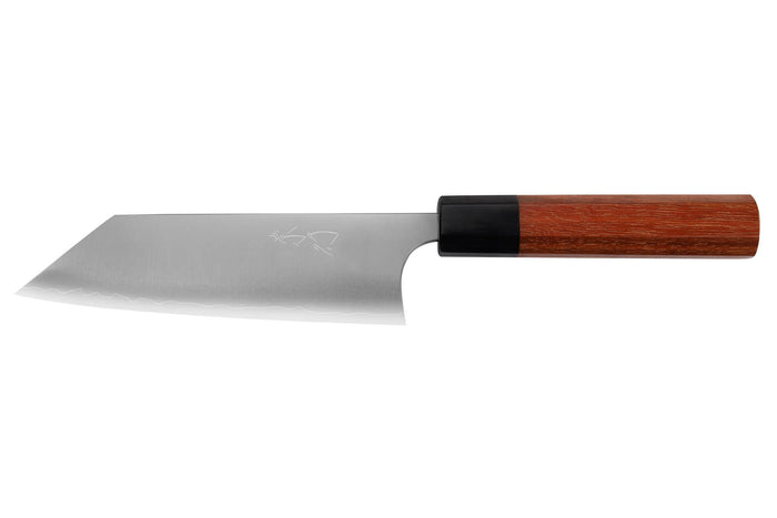 Couteau ko-bunka japonais artisanal Shibata Koutetsu R2 14cm