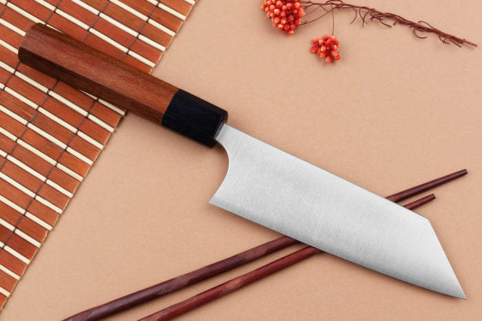 Couteau ko-bunka japonais artisanal Shibata Koutetsu R2 14cm