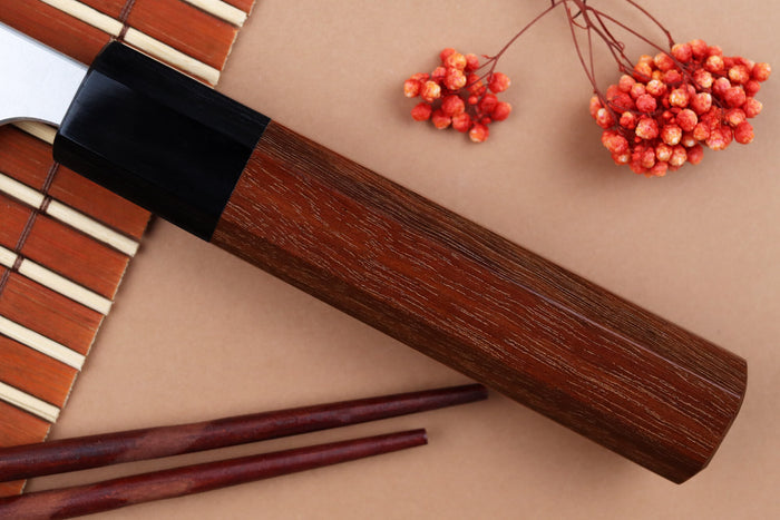 Couteau ko-bunka japonais artisanal Shibata Koutetsu R2 14cm