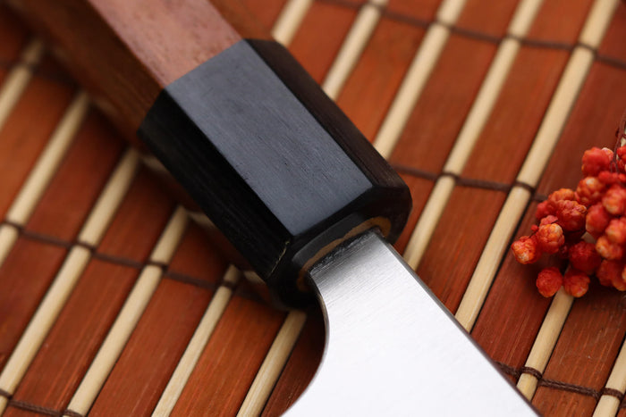 Couteau ko-bunka japonais artisanal Shibata Koutetsu R2 14cm