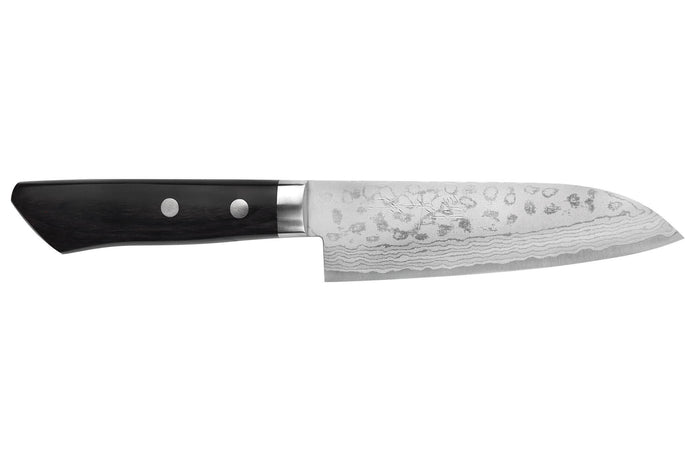 Couteau ko santoku 13cm japonais artisanal Masutani VG10 Damas