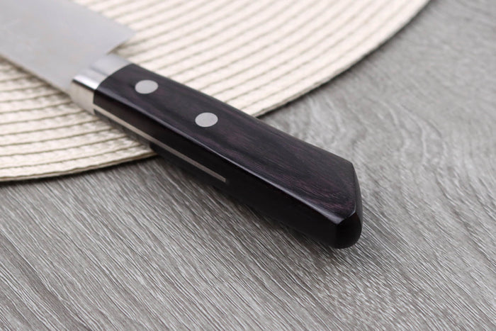 Couteau ko santoku 13cm japonais artisanal Masutani VG10 Damas