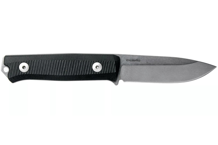 Couteau LionSteel B40.GBK lame 10,3cm manche en G10 noir + étui en cuir