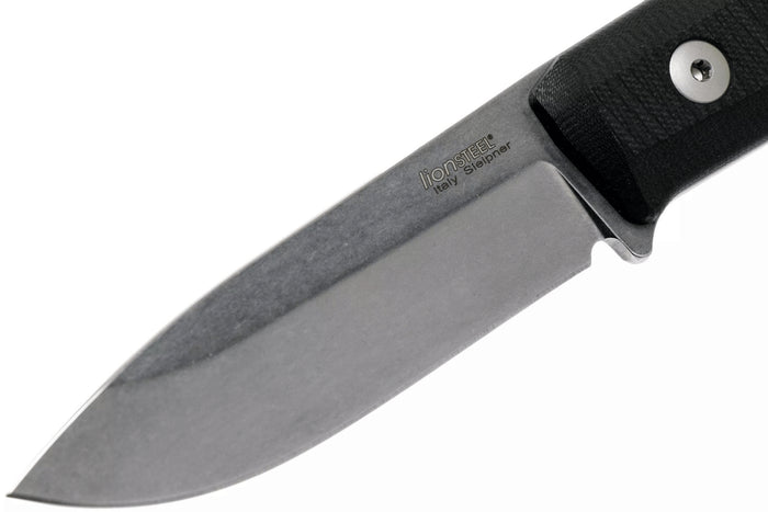 Couteau LionSteel B40.GBK lame 10,3cm manche en G10 noir + étui en cuir