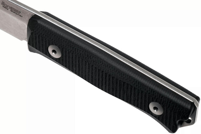 Couteau LionSteel B40.GBK lame 10,3cm manche en G10 noir + étui en cuir
