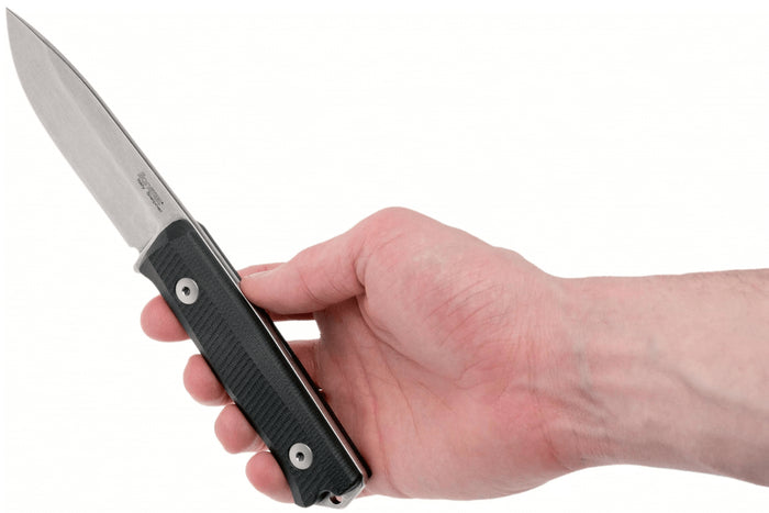 Couteau LionSteel B40.GBK lame 10,3cm manche en G10 noir + étui en cuir