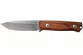 Couteau LionSteel B40.ST lame 10,3cm manche en bois de santal + étui en cuir
