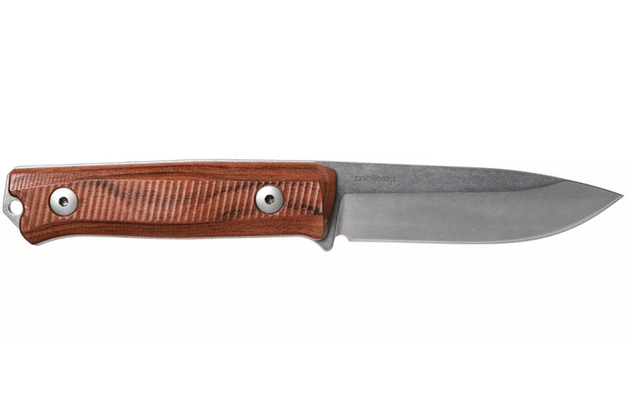 Couteau LionSteel B40.ST lame 10,3cm manche en bois de santal + étui en cuir