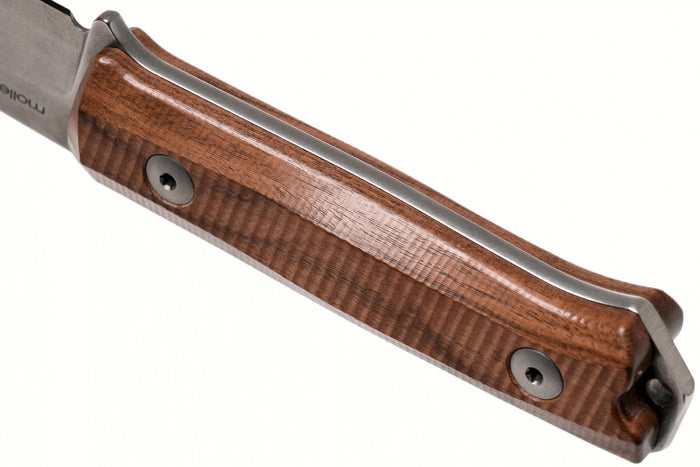 Couteau LionSteel B40.ST lame 10,3cm manche en bois de santal + étui en cuir