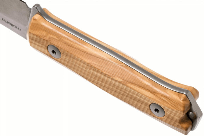 Couteau LionSteel B40.UL lame 10,3cm manche en bois d'olivier + étui en cuir