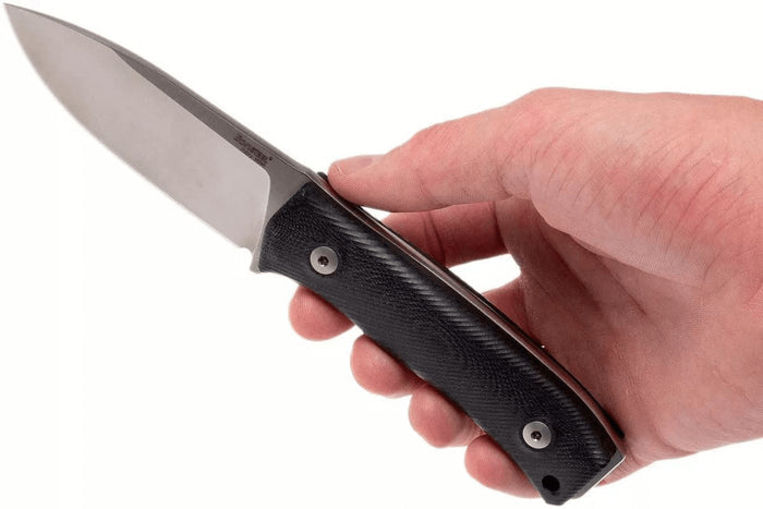 Couteau LionSteel M4.G10 lame 9,5cm manche en G10 + étui en cuir