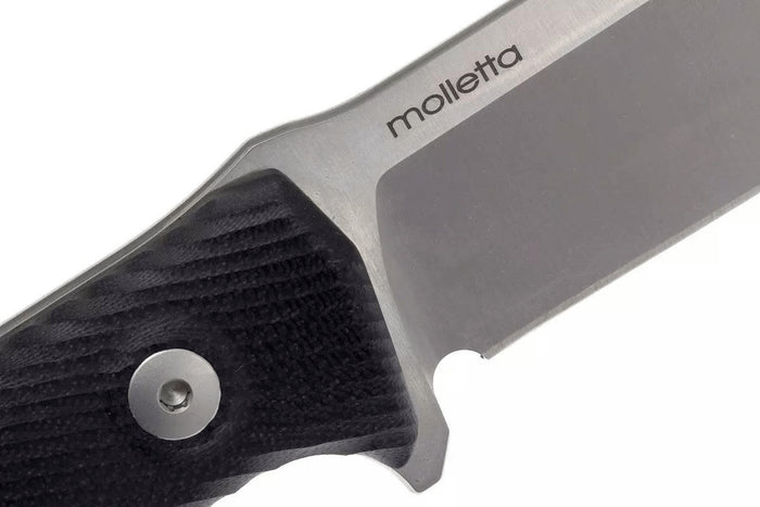 Couteau LionSteel M5.G10 lame 11,5cm manche en G10 noir + étui