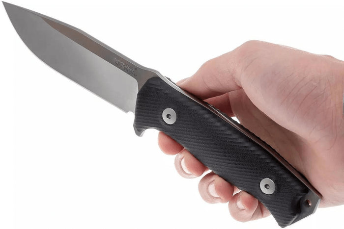 Couteau LionSteel M5.G10 lame 11,5cm manche en G10 noir + étui