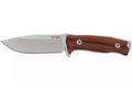 Couteau LionSteel M5.ST lame 11,5cm manche en bois de santal + étui en cuir