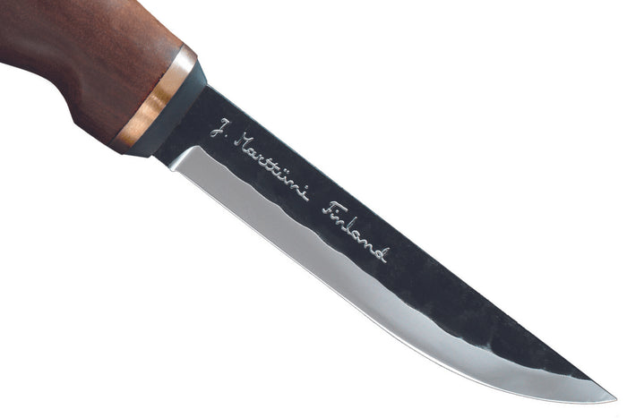 Couteau Marttiini Antler 546012 lame carbone 11cm manche bouleau + étui/coffret cadeau