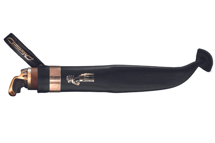 Couteau Marttiini Antler 546012 lame carbone 11cm manche bouleau + étui/coffret cadeau