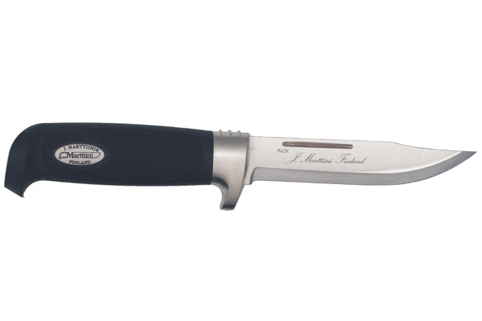 Couteau Marttiini Big Game Basic 184019 lame 13cm manche caoutchouc noir + étui