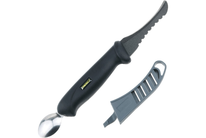 Couteau Marttiini Fish Cleaner 175019 lame 10cm manche caoutchouc + étui