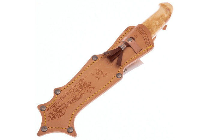 Couteau Marttiini Lynx 132 132010 lame 11cm manche bouleau madré + étui