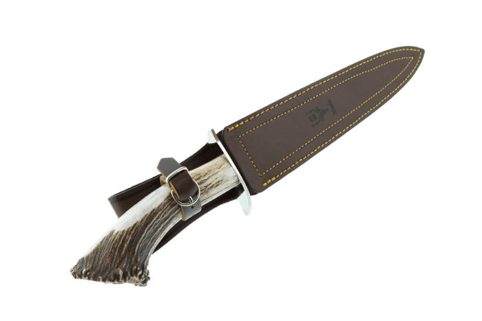 Couteau Muela Bear 9254 lame en inox 24cm manche bois de cerf + étui en cuir