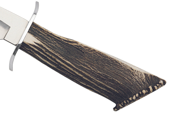 Couteau Muela Chevreuil 9220 lame en inox 22cm manche en bois de Cerf + étui en cuir