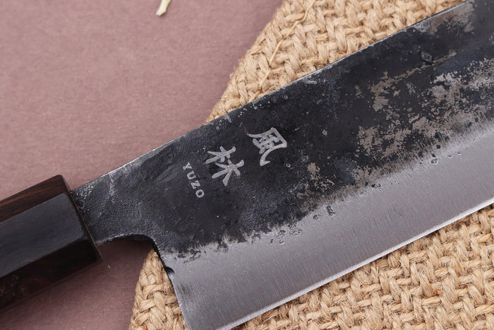 Couteau nakiri 12cm japonais artisanal Yuzo Shinju BS2
