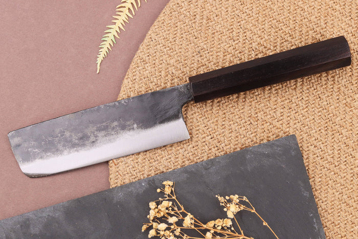 Couteau nakiri 12cm japonais artisanal Yuzo Shinju BS2