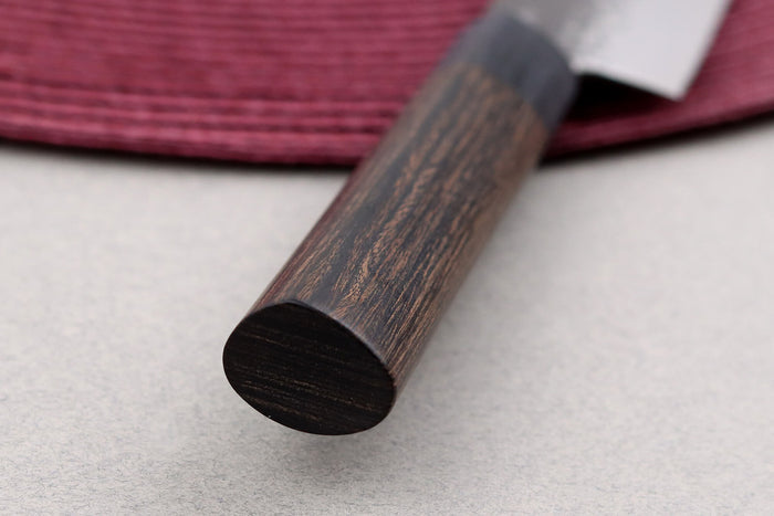 Couteau nakiri 13cm japonais Shizu Hamono Gen VG10 damas