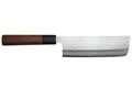 Couteau nakiri 16,5cm japonais artisanal Makoto Kurosaki VG7 Damas martelé