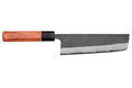 Couteau nakiri 16,5cm japonais artisanal Masashi Yamamoto BS1 Black Nashiji