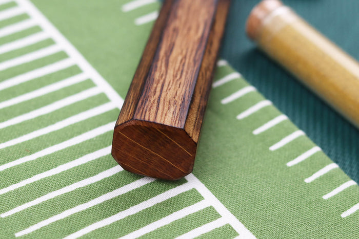 Couteau nakiri 16,5cm japonais artisanal Masutani martelé manche en chêne