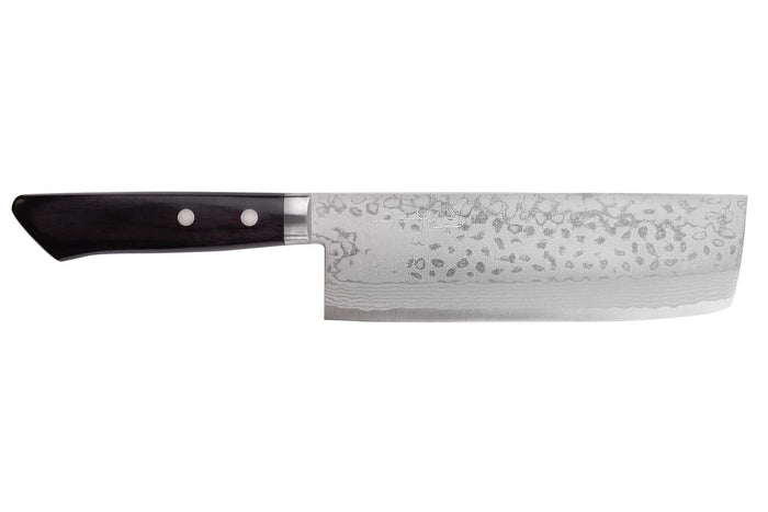 Couteau nakiri 16,5cm japonais artisanal Masutani VG10 Damas