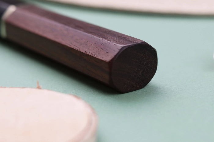 Couteau nakiri 16,5cm japonais artisanal Toshihiro Wakui Shirogami 2 San Maï poli