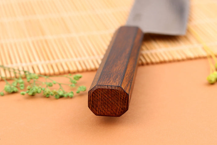 Couteau nakiri 16,5cm japonais artisanal Yuzo Enju Damas 440C