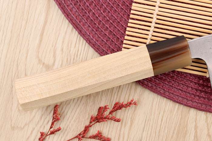 Couteau nakiri 16,5cm japonais artisanal Yuzo Haruto Damas