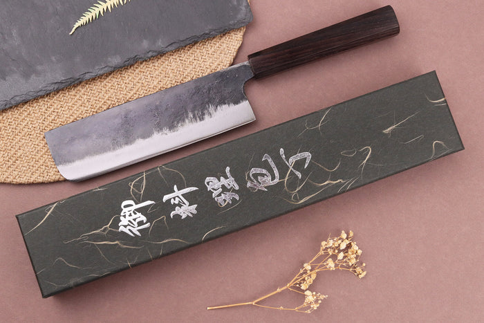 Couteau nakiri 16,5cm japonais artisanal Yuzo Shinju BS2