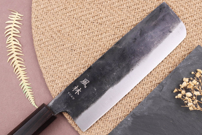 Couteau nakiri 16,5cm japonais artisanal Yuzo Shinju BS2
