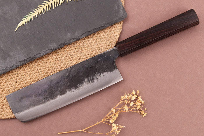 Couteau nakiri 16,5cm japonais artisanal Yuzo Shinju BS2
