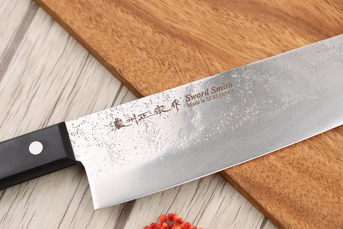 Couteau nakiri 16cm japonais Satake Cutlery Nashiji