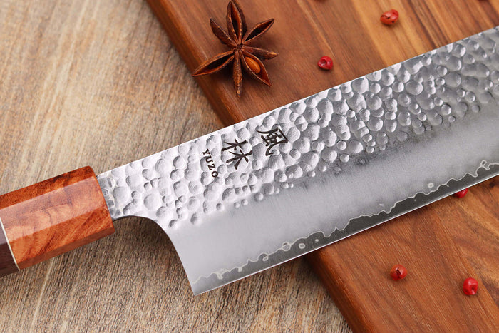 Couteau nakiri 17cm japonais artisanal Yuzo Akira Tsuchime VG10