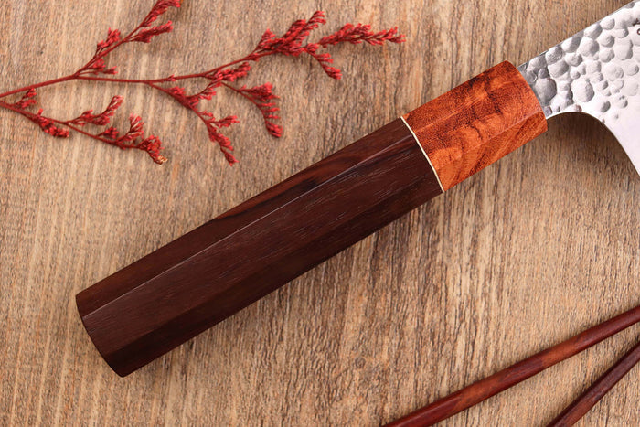 Couteau nakiri 17cm japonais artisanal Yuzo Akira Tsuchime VG10