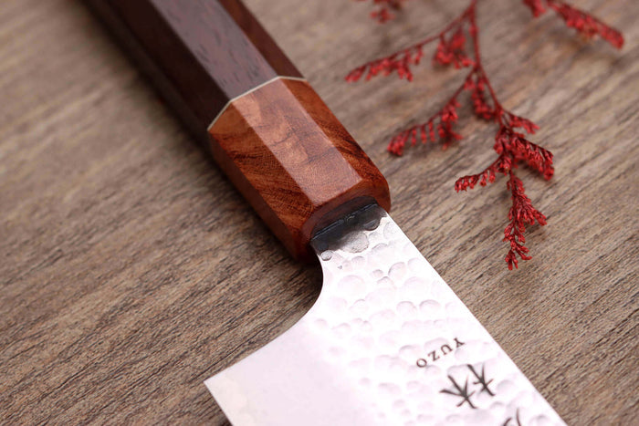 Couteau nakiri 17cm japonais artisanal Yuzo Akira Tsuchime VG10
