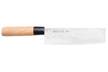 Couteau nakiri 17cm japonais Satake Cutlery Tsuchime en magnolia