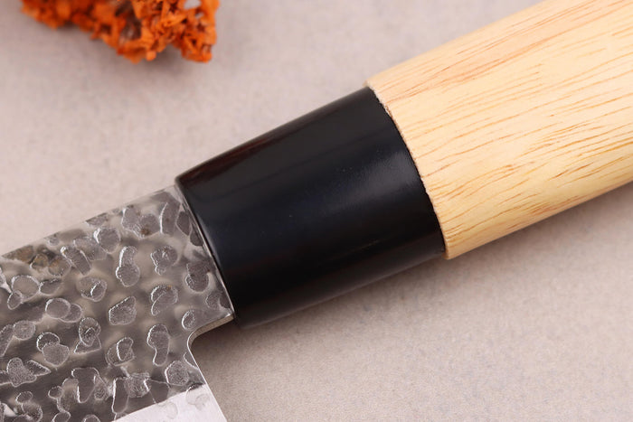 Couteau nakiri 17cm japonais Satake Cutlery Tsuchime en magnolia